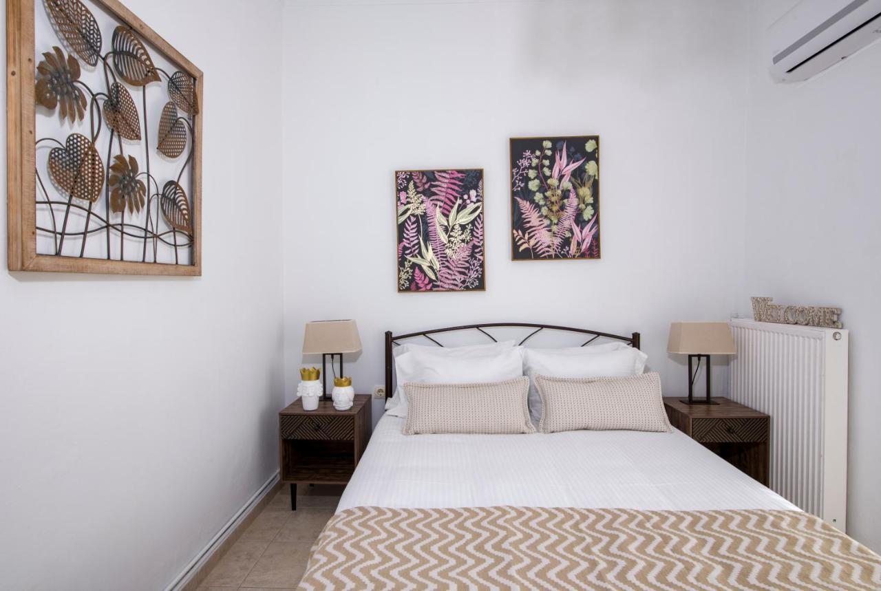 Center Manolia Dream 1 Bedroom Apartment 100M Away From The Beach 하니아 외부 사진