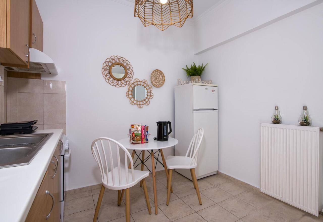 Center Manolia Dream 1 Bedroom Apartment 100M Away From The Beach 하니아 외부 사진